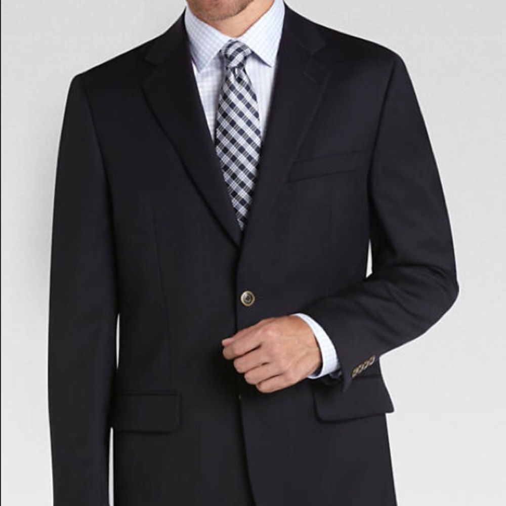 Joseph & Feiss Gold, Classic Fit Navy Blazer